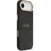Guess Case Peony Hot Stamp Magsafe For Iphone Air Black - (GUHMP17MPSAMSECK)