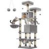 Feandrea Cat Tower XXL, Height 168 cm, for up 6 Cats - (PCT165W01)