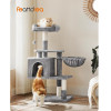 Feandrea Cat Tower, Height 110 cm, up to 3 cats - (PCT52W)