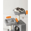 Feandrea Cat Tower, Height 115 cm, up to 3 cats - (PCT141W01)