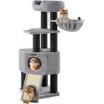 Feandrea Cat Tower, Height 141 cm, for large Cats - (PCT02W)