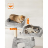 Feandrea Cat Tower, Height 142 cm, for up 2-3 Cats - (PCT160W01)
