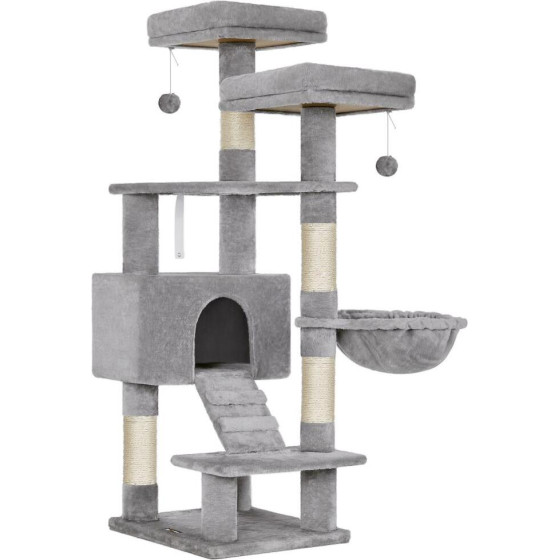 Feandrea Cat Tower, Height 142 cm, for up 2-3 Cats - (PCT160W01)