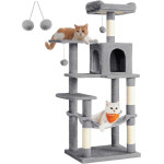 Feandrea Cat Tower, Height 143 cm, for up 4 Cats - (PCT161W01)