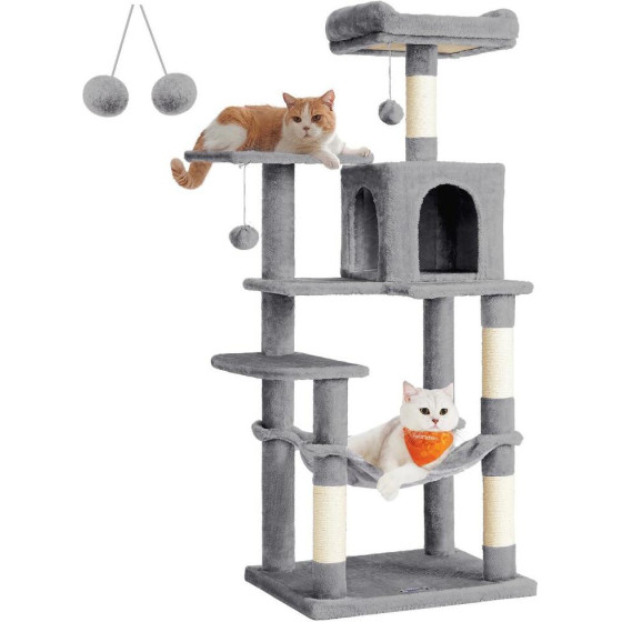 Feandrea Cat Tower, Height 143 cm, for up 4 Cats - (PCT161W01)