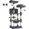 Feandrea Cat Tower, Height 143 cm, up to 2 cats - (PCT15GYZ)