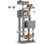Feandrea Cat Tower, Height 155 cm, for up 5 Cats - (PCT192W01)