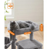 Feandrea Slim Cat Tower, Height 96 cm, for large Cats - (PCT51W)