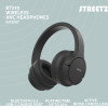 Streetz ��������� ������� On-Ear BT510 Bluetooth Noise-Cancelling Headphones, ����� - (BT510-BLK)