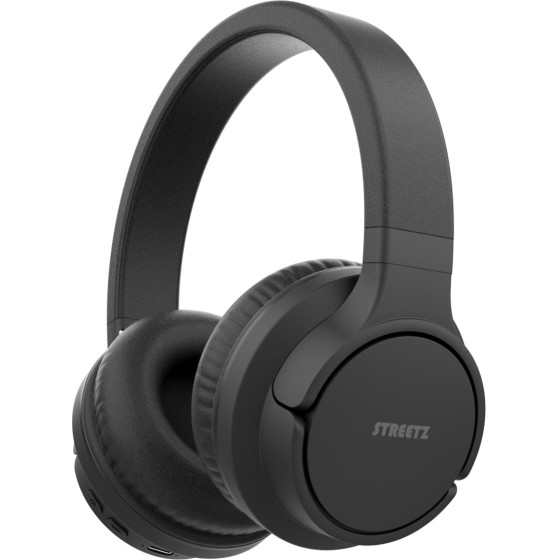 Streetz ��������� ������� On-Ear BT510 Bluetooth Noise-Cancelling Headphones, ����� - (BT510-BLK)