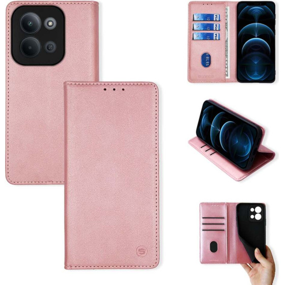 Sonique ���� ��������� Vintage Magnet Wallet Xiaomi Redmi 15C 4G / Redmi 15C 5G ��� �����