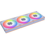 Lian Li Uni Rgb Fan Cl Wireless 120mm Reverse Blade White - (3pcs) - W/ Controller - Static Pressure - (G99.12RCL1W3W.00)