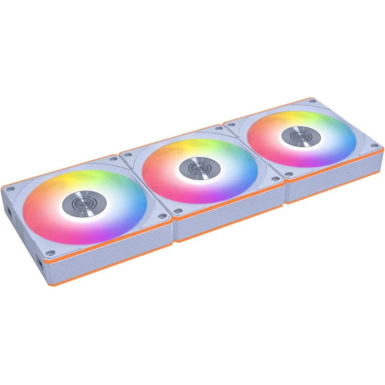 Lian Li Uni Rgb Fan Cl Wireless 120mm Reverse Blade White - (3pcs) - W/ Controller - Static Pressure - (G99.12RCL1W3W.00)