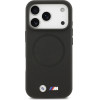 BMW M Fw Metal Logo Magsafe Case For Iphone 17 Pro Black - (BMHMP17L25PFWSMK)