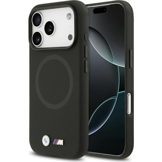 BMW M Fw Metal Logo Magsafe Case For Iphone 17 Pro Black - (BMHMP17L25PFWSMK)