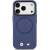 BMW M Fw Metal Logo Magsafe Case For Iphone 17 Pro Navy Blue - (BMHMP17L25PFWSMB)