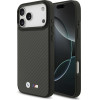 BMW M Kevlar Matt Magsafe Case For Iphone 17 Pro Max Black - (BMHMP17X24CFMMK)