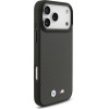 BMW M Kevlar Matt Magsafe Case For Iphone 17 Pro Max Black - (BMHMP17X24CFMMK)
