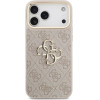 Guess 4G Big 4G Classic Logo Big Strap Metal Buttons Case For Iphone 17 Pro Max Pink - (GUHCP17XP4G4BCSP)