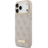 Guess 4G Logo Plate Magsafe Case For Iphone 17 Pro Max Pink - (GUHMP17XU4GPRP)