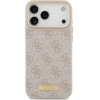 Guess 4G Logo Plate Magsafe Case For Iphone 17 Pro Max Pink - (GUHMP17XU4GPRP)