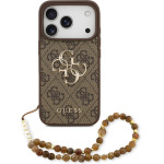 Guess 4G Strap 4G Classic Logo Case For Iphone 17 Pro Brown - (GUHCP17LP4GMGSW)