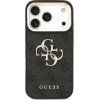 Guess Case 4G Big 4G Classic Logo Big Strap Metal Buttons For Iphone 17 Pro Black - (GUHCP17LP4G4BCSK)