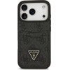 Guess Case 4G Double Card Triangle For Iphone 17 Pro Black - (GUHCP17LP4TPK)