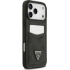 Guess Case 4G Double Card Triangle For Iphone 17 Pro Max Black - (GUHCP17XP4TPK)