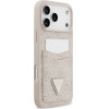Guess Case 4G Double Card Triangle For Iphone 17 Pro Max Pink - (GUHCP17XP4TPP)