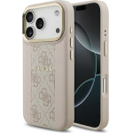 Guess Case 4G Stripe Magsafe For Iphone 17 Pro Pink - (GUHMP17LPG4SEMCP)