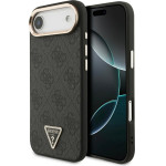 Guess Case 4G Triangle Logo Magsafe For Iphone Air Black Gold - (GUHMP17MP4GTDGMK)