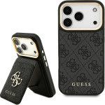 Guess Case 4G With Wallet Magsafe For Iphone 17 Pro Black - (GUBPHCP17LP4SM4MCK)
