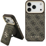 Guess Case 4G With Wallet Magsafe For Iphone 17 Pro Brown - (GUBPHCP17LP4SM4MCW)