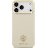 Guess Case Grained Strass Logo Magsafe For Iphone 17 Pro Max Beige - (GUHMP17XPGCRMDEE)