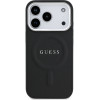 Guess Classic Logo Magsafe Case For Iphone 17 Pro Black - (GUHMP17LPSAREGSK)