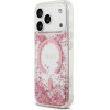 Guess Etui Resin Bottom Glitter Magsafe Do Iphone 17 Pro Rozowy - (GUHMP17LRGRGEP)