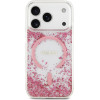 Guess Etui Resin Bottom Glitter Magsafe Do Iphone 17 Pro Rozowy - (GUHMP17LRGRGEP)