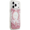Guess Etui Resin Bottom Glitter Magsafe Do Iphone 17 Pro Rozowy - (GUHMP17LRGRGEP)
