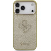 Guess Fixed Glitter Big 4G Metal Frame Case For Iphone 17 Pro Max Gold - (GUHCP17XHG4SGCD)