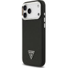 Guess Grained Triangle Logo Magsafe Case For Iphone 17 Pro Max Black - (GUHMP17XPGTSPSK)