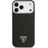 Guess Grained Triangle Logo Magsafe Case For Iphone 17 Pro Max Black - (GUHMP17XPGTSPSK)