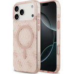Guess Iml 4G Background Magsafe Case For Iphone 17 Pro Max Pink - (GUHMP17XH4DTEP)