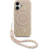 Guess Iml Flowers Electro Pearl Strap Magsafe Case For Iphone 17 Pink - (GUHMP17SHCPOFPP)