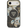 Guess Iml Glitter Flowers Triangle Magsafe Case For Iphone Air Black - (GUHMP17MHFLPEDK)