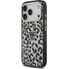 Guess Leopard Glitter Magsafe Case For Iphone 17 Pro Max Black - (GUHMP17XHLEGTGLK)