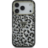Guess Leopard Glitter Magsafe Case For Iphone 17 Pro Max Black - (GUHMP17XHLEGTGLK)