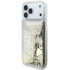 Guess Liq case. Glitter 4 Charms For Iphone 17 Pro Max Gold - (GUHCP17XGLHFLGO)