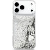 Guess Liq. Glitter Charms Case For Iphone 17 Pro Max Silver - (GUHCP17XGLHFLSI)