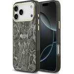 Guess Python Pattern Magsafe Case For Iphone 17 Pro Max Black - (GUHMP17XHIMPYGK)